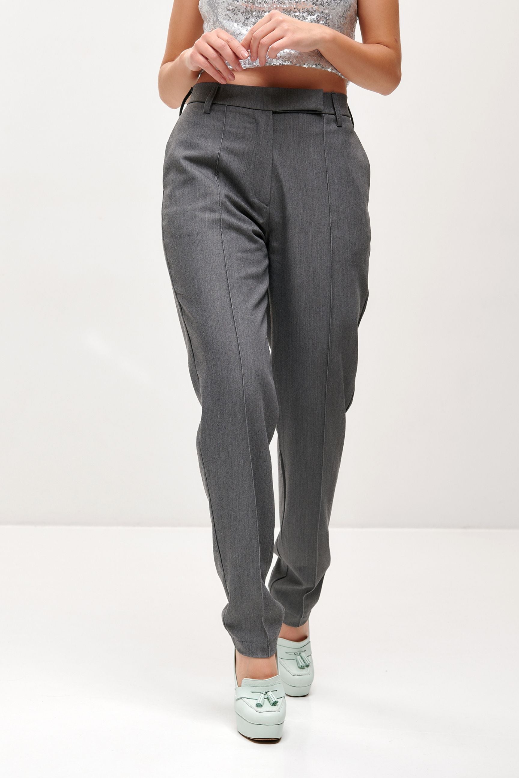 High Waist Business Pants for Ladies